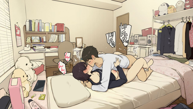 [Wakamatsu] Kazoku zaitaku-chu demo jibun no heya de nantoka sekkusu suru gakusei jidai_38