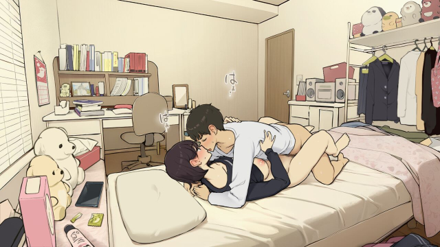 [Wakamatsu] Kazoku zaitaku-chu demo jibun no heya de nantoka sekkusu suru gakusei jidai_39