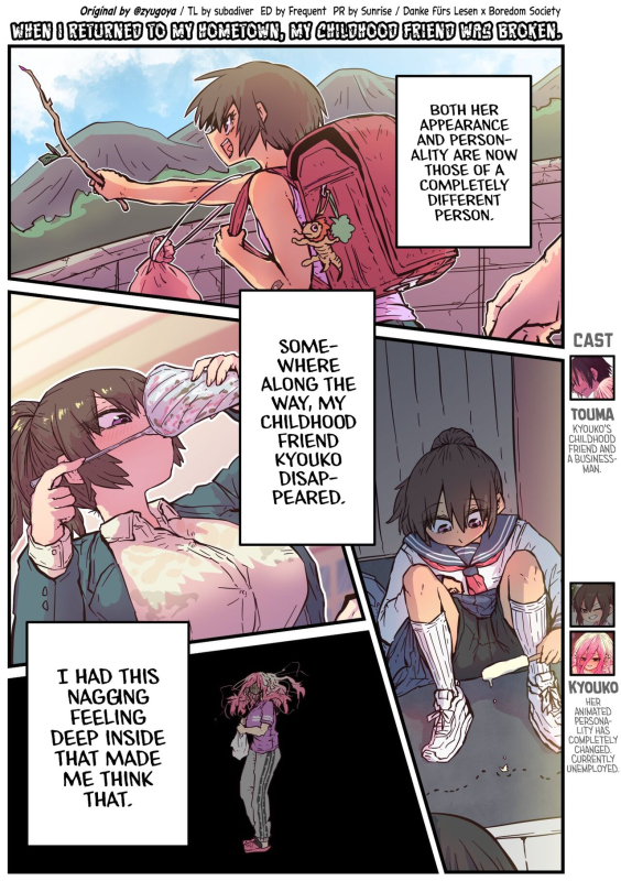 [Zyugoya] Jimoto ni Kaettekitara Osananajimi ga Kowareteta When I Returned to_023