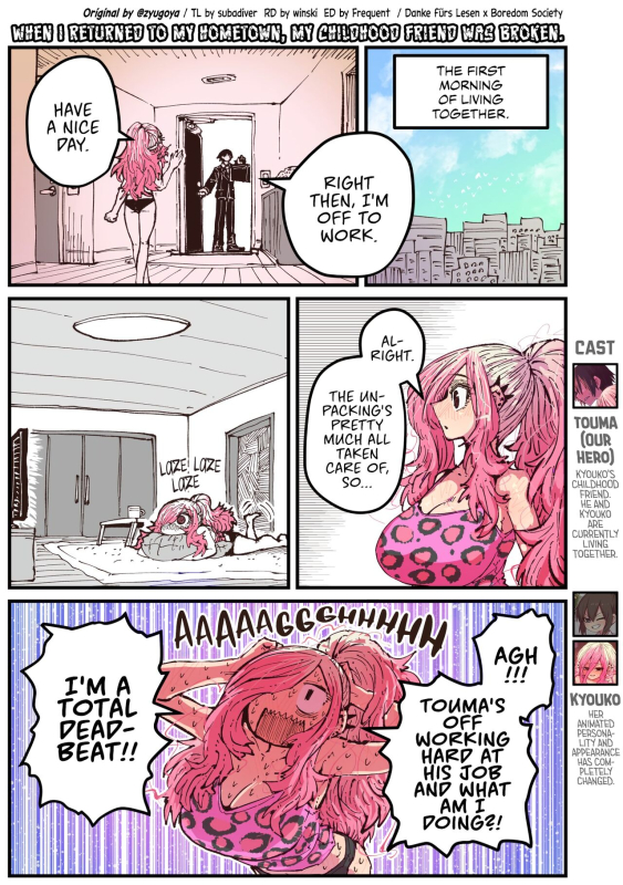 [Zyugoya] Jimoto ni Kaettekitara Osananajimi ga Kowareteta When I Returned to_086