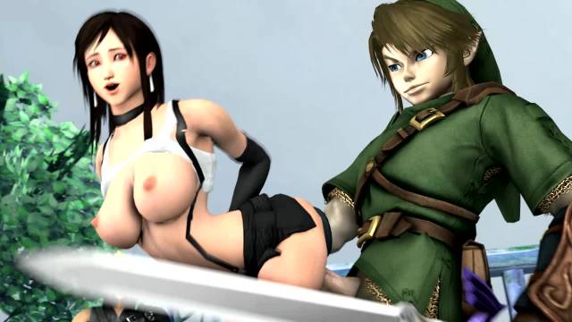 cloud strife+link+tifa lockhartd012909a0548af61af7538520b66e6d2