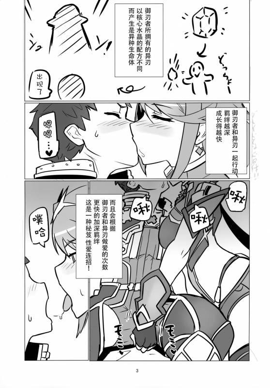 (C93) [UU-ZONE (nuezou)] Homurizebure (Xenoblade Chronicles 2) [Chinese] [脸肿汉化组]_02