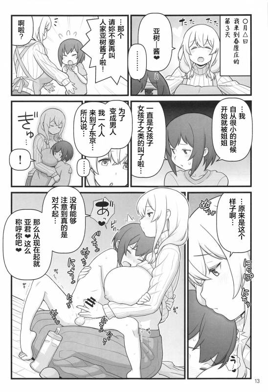 (C95) [Kakuzato-ichi (Kakuzatou)] Akkun no Nikkichou (Sunohara-sou no Kanrinin-san_12