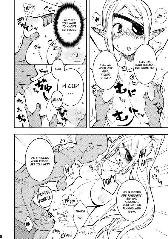 (C78) [I'e POISON (Amayu)] Electra Jou wo Koshitsu de Komaraseyou! (Monster_06