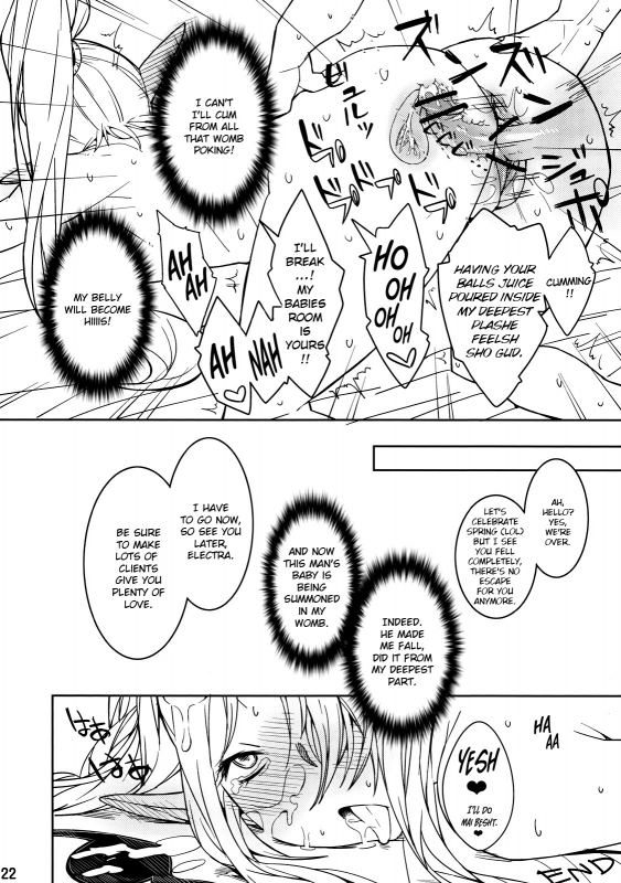 (C78) [I'e POISON (Amayu)] Electra Jou wo Koshitsu de Komaraseyou! (Monster_20