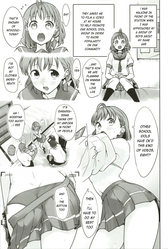 (COMIC1☆17) [Tohosanhun (Chada)] Damasareteru yo (LoveLive! Sunshine!!) [English] [Enderle_02