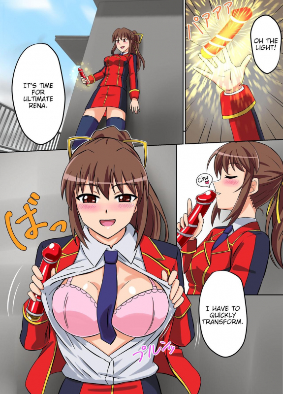 [Hengaya (asu)] Ultimate Rena Ch. 4 Uchuujin no Wana! Fukanzen Henshin! (_04