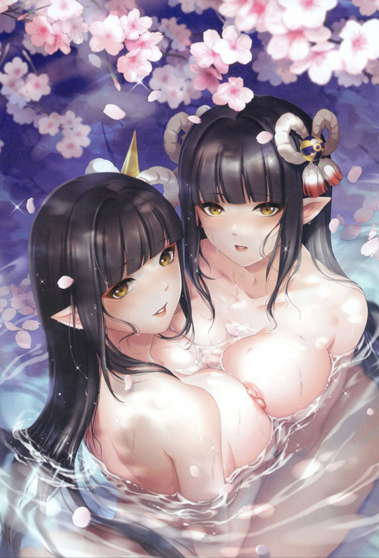 (Mega Akihabara Doujinsai 3) [RedDelicious (Sha)] Ryuujin Futago no Omotenashi The Wyverian Twins' Hospitality (Monster Hunter Rise) [English] [No.1 Idle Translations]_01