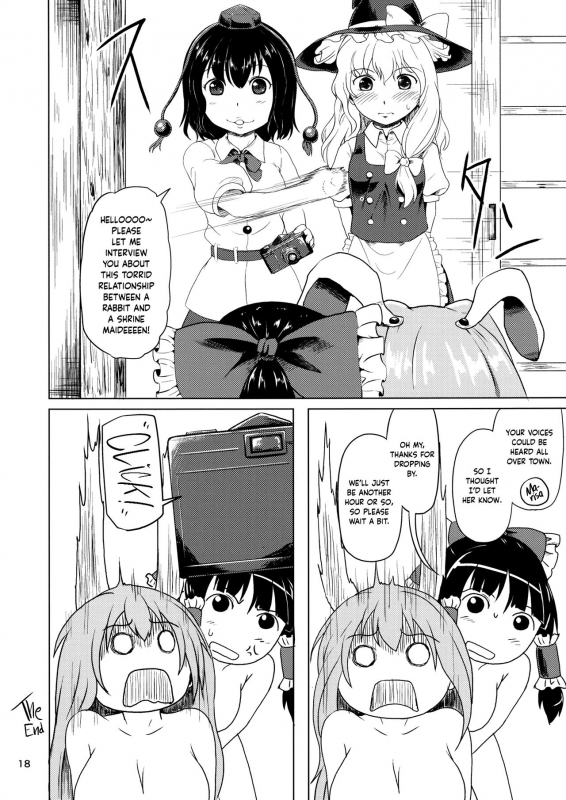 (Shuuki Reitaisai 2) [Full High Kick (Mimofu)] Osase no Inaba to Hakurei no Miko Slutty Inaba and Shrine Maiden Hakurei (Touhou Project) [English] [cutegyaruTL]_16