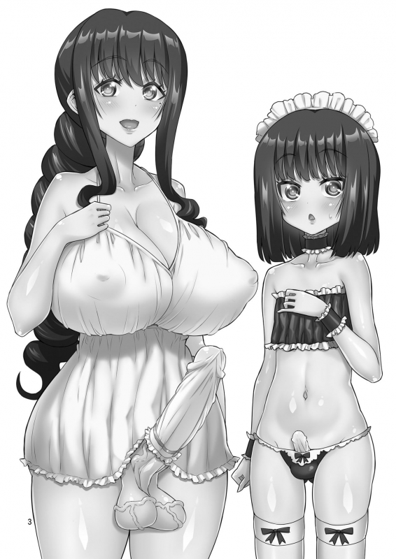 [Senya Sabou (Alpha Alf Layla)] Futanari Onee-san x Otokonoko Gyaku Anal SEX Mesu Ochi Kanojo 4 [Eng_01