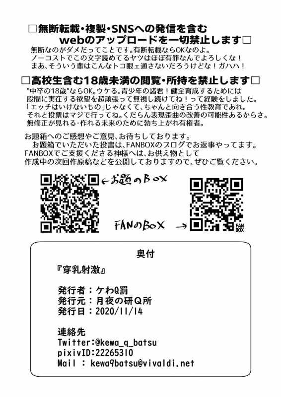 [Tsukiyo no KenQjo (Kewa Q Batsu)] Sennyuu Shageki [Digital]_28