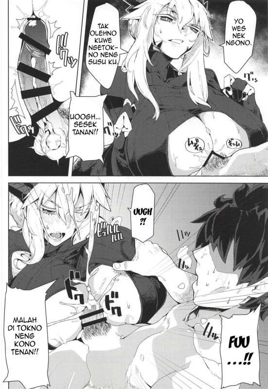 (C92) [Kamaboko Koubou (Kamaboko)] Oppai Dekai Artoria to Ippai H suru Hon (FateGrand Order) [Javanese] _08