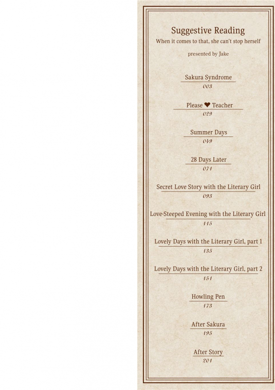 [JAKE] Kannou Shousetsu Shoujo Suggestive Reading [English] [Decensored] [Digital]_002