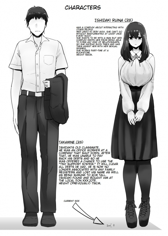 [Marushamo] Chiisaku Natta Jibun o Katta no ga Mukashi no Doukyuusei Datta Hanashi Jou The Story of When My Old Classmate Bought Me After I Shrank [English]_00