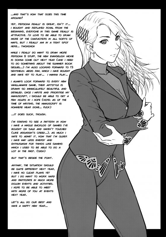 (C97) [Bakuretsu Fusen (Denkichi)] Ore-tachi wa Tabi ni Deta San We Went On A Journey 3 (Persona 5) [English] [Apricot Jam]_21