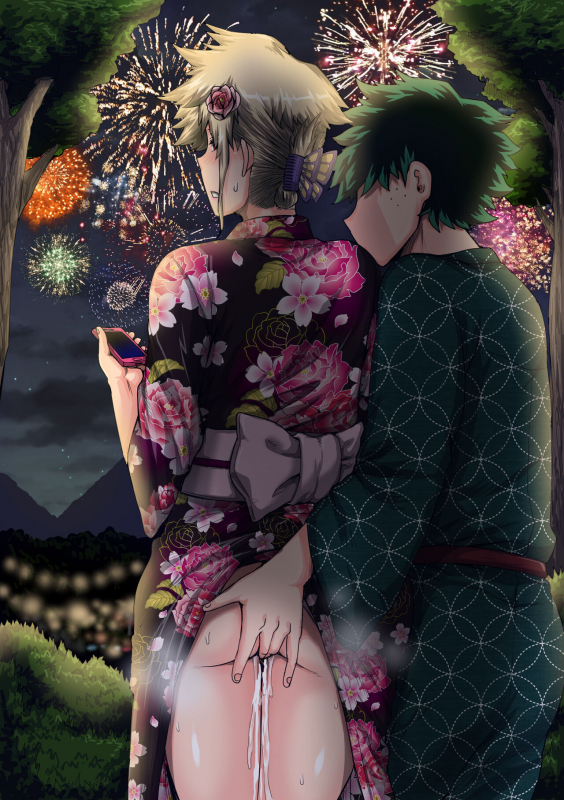 [Juicebox Koujou (Juna Juna Juice)] Boku no Harem Academia Bakugou Mama to no Natsuyasumi Ch_090