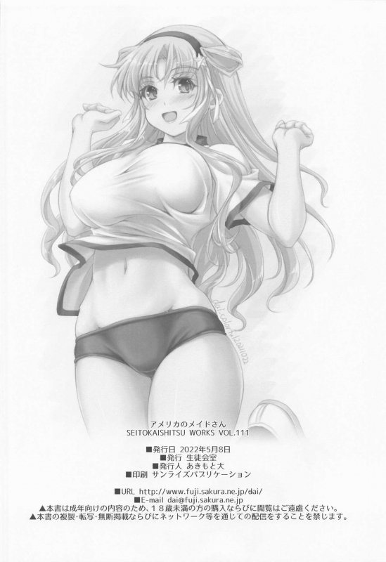 (COMIC1☆20) [Seitokaishitsu (Akimoto Dai)] America no Maid-san (Kantai Collection -KanColle-)_20