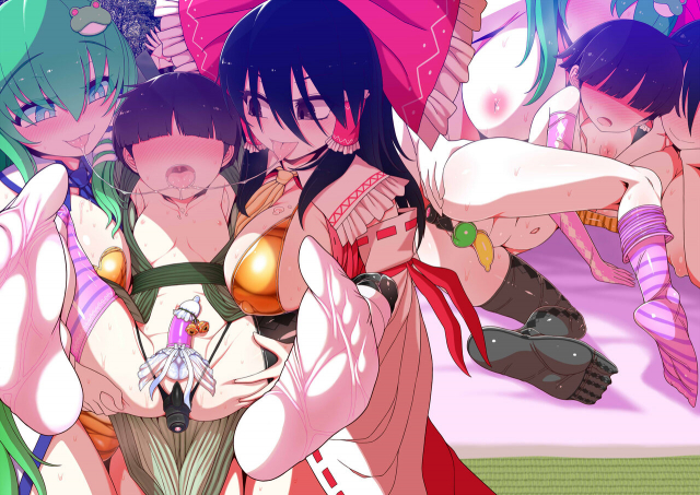 (Reitaisai 19) [Yashiya (YASSY)] W Miko no Mobu Shounen Hakai (Touhou Project) [Chinese] [沒有漢化] [Digital]_32