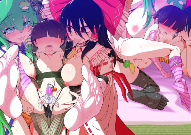 (Reitaisai 19) [Yashiya (YASSY)] W Miko no Mobu Shounen Hakai (Touhou Project) [Chinese] [沒有漢化] [Digital]_33