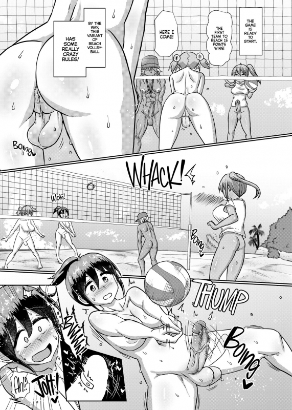 [Aoba Q Madou (Futaba Yodomu)] Zenra de Futanari Beach Volley [English] {2d-market.com} [Decensored] [Digital_03