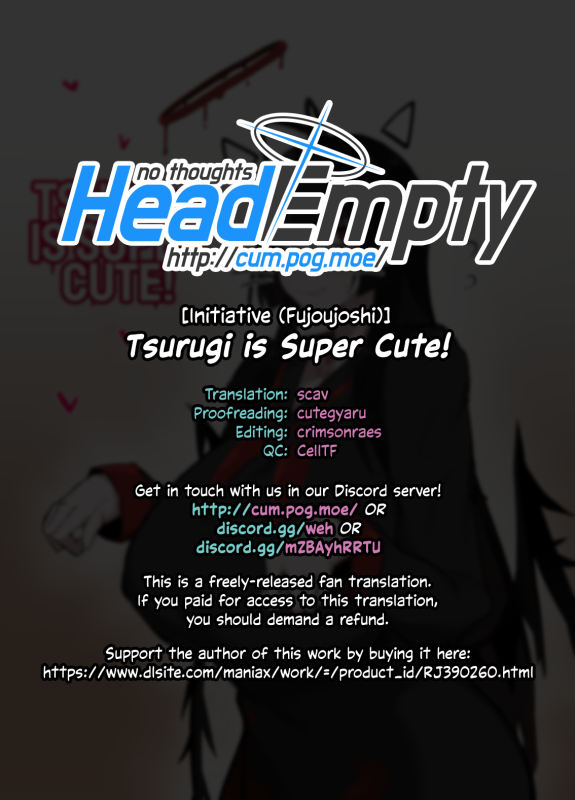 [Initiative (Fujoujoshi)] Tsurugi wa kawaii naa Tsurugi is Super Cute! (Blue Archive) [English] [head_18