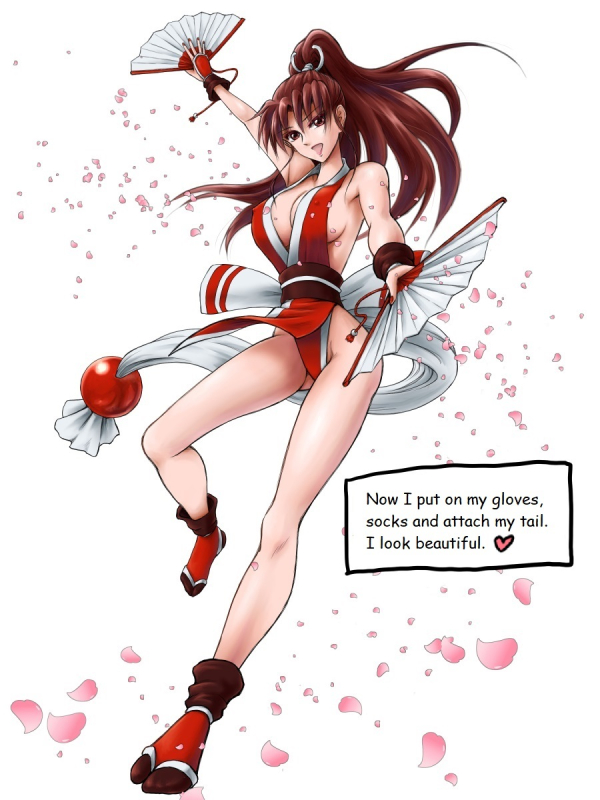 [H@ruki] How Mai Shiranui gets ready for a fight! (King of Fighters) [English]_07