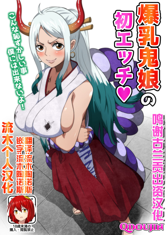 [Q Doujin] Bakunyuu Oni Musume no Hatsu Ecchi (One Piece) [Chinese] [流木个人汉化]_00