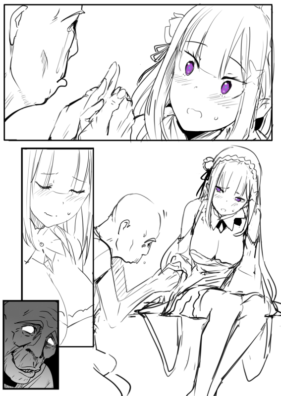 [Oninarasu] EMT (NTR Part 1 and 2 + Extras)(41222)(Re Zero kara Hajimeru Isekai Seikatsu)_68