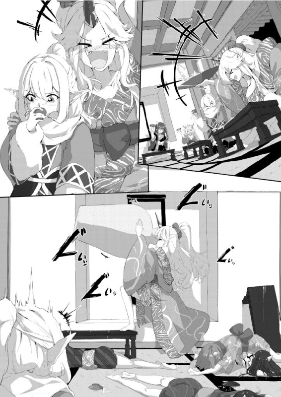 [Sunnyside] Oni no Shitennou ga Kawaisugite Hashihime wa Mou Gaman deki nai! (Touhou Project)_06