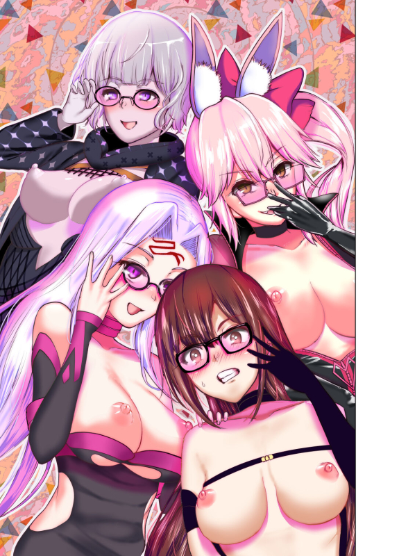 [Yowoshinobu] 4-nin no Echi-teki na Megane-tachi (FateGrand Order) [Digital]_22