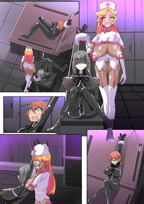 [hentaiworks (Aruma)] Warui Futanari Kanbu ni Makete Kaizou Souchi ni Tsunagarechatta Hero-san_28