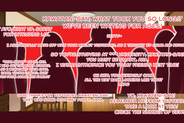 [ippomaehe (Wanaata)] Kinou Nikubenki datta Kawatani-san Public Cumdump Kawatani-san The Day After _85