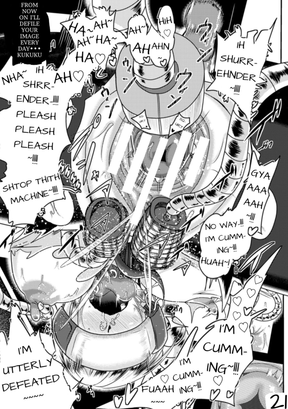 [Akuochisukii Sensei] Cutie Pansy Broadcasting The Ahegao Of Defeat (Kikaikan de Monzetsu _21