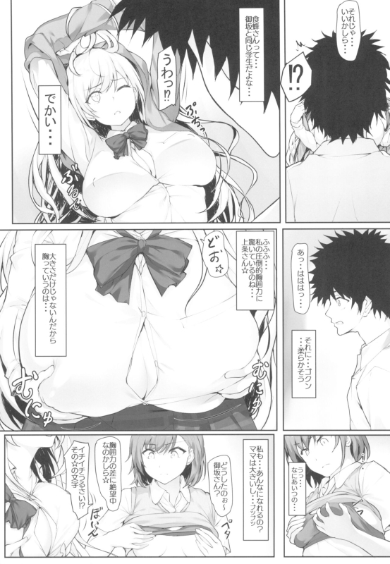 (COMIC1☆23) [Seven deadly sins (homu)] Toaru Shokuhou-san to Misaka-san (Toaru Kagaku no Railgun)_06