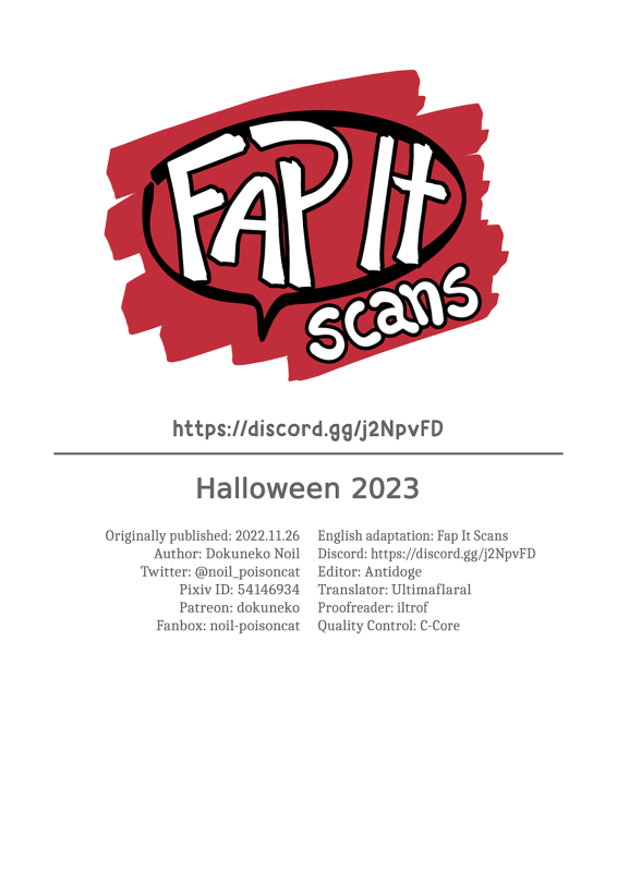 [Dokuneko Noil] Halloween 2023 [English] [Fap It Scans] [Decensored]_14