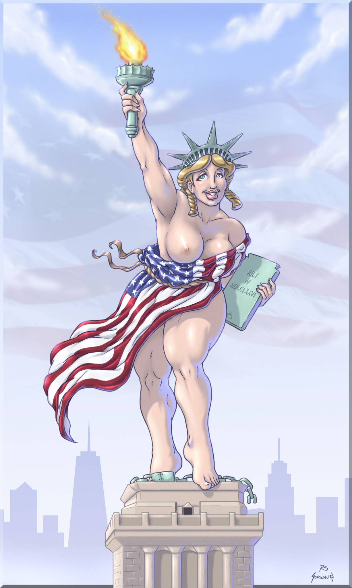 lady liberty.