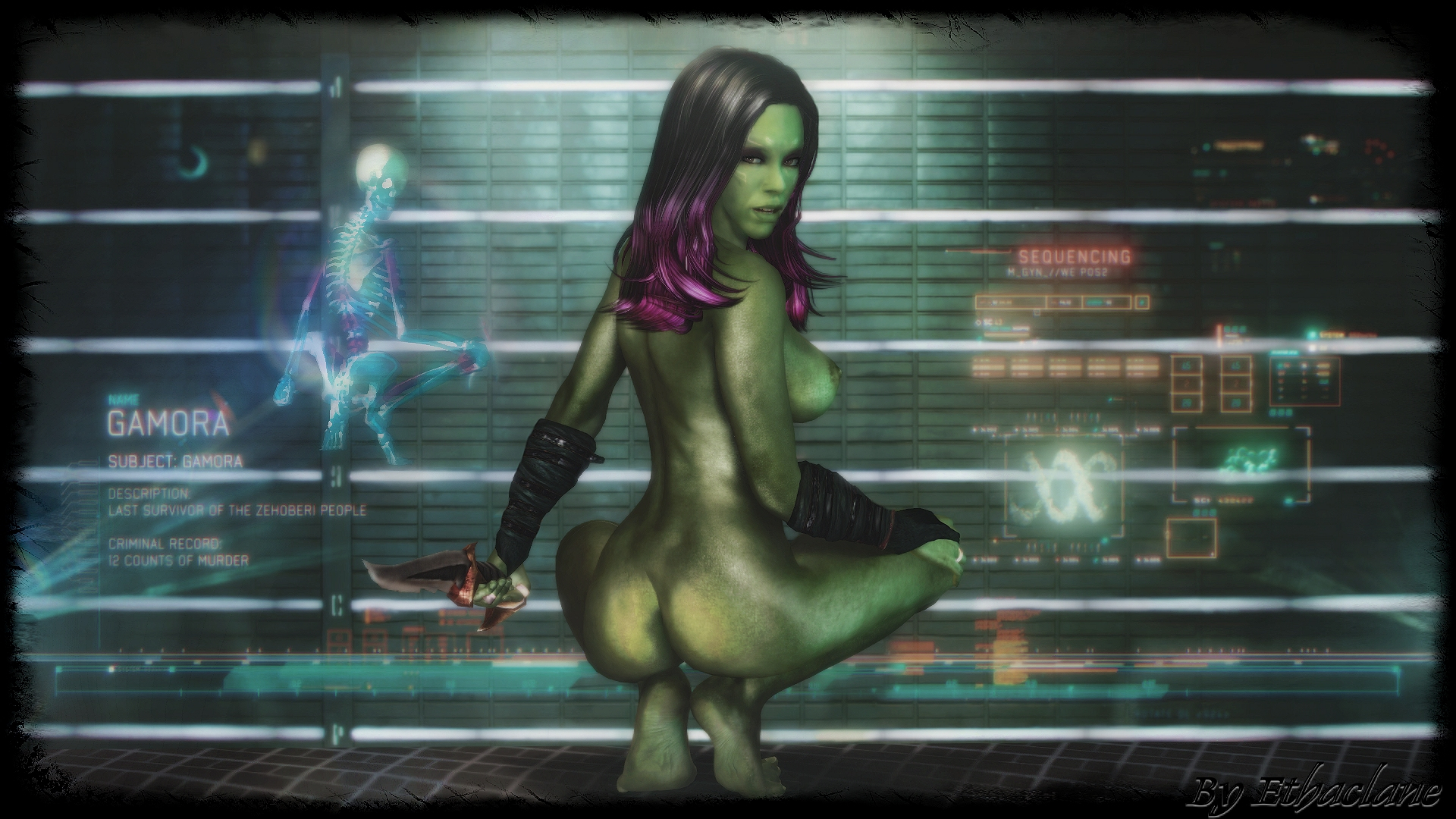 Gamora naked