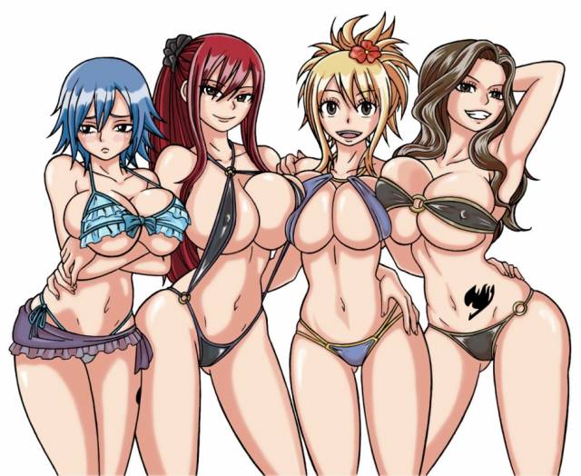 cana alberona+erza scarlet+juvia lockser+lucy heartfilia