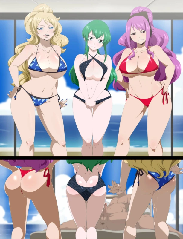 hisui e. fiore+jenny realight+meredy (fairy tail)