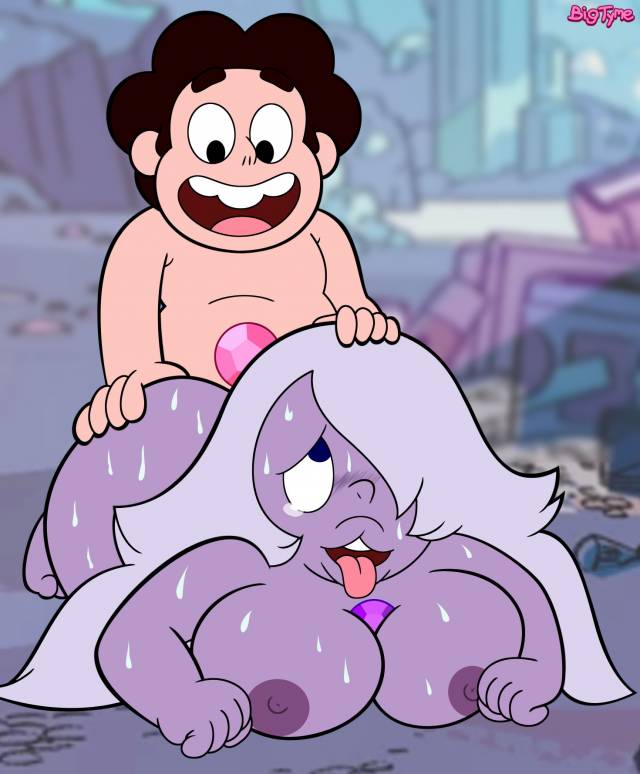 amethyst (steven universe)+steven quartz universe