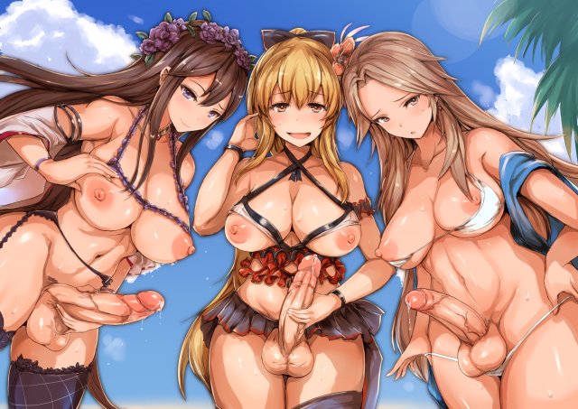 catalina (granblue fantasy)+rosetta (granblue fantasy)+vira (granblue fantasy)