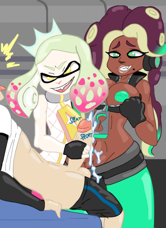 inkling+marina (splatoon)+pearl (splatoon)