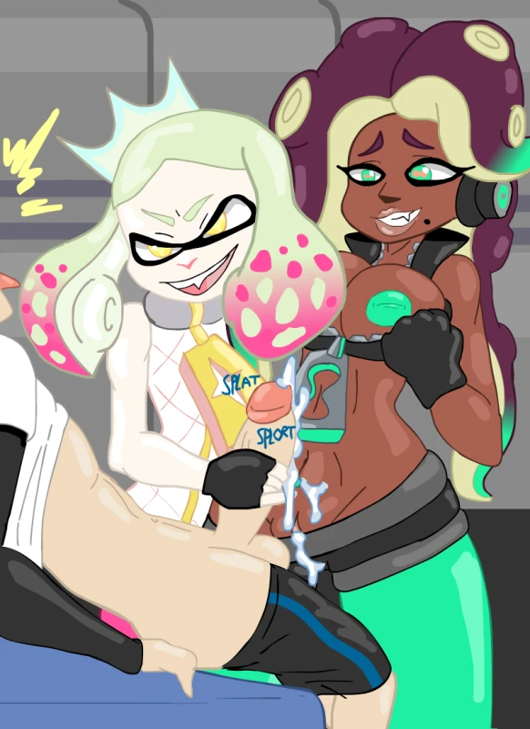 inkling+marina (splatoon)+pearl (splatoon)