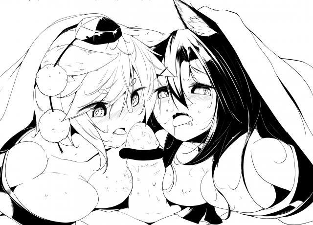 kagerou imaizumi+momiji inubashiri