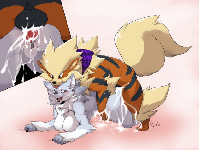 arcanine+maria whiteblood+original character