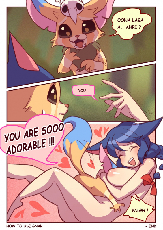 ahri+gnar