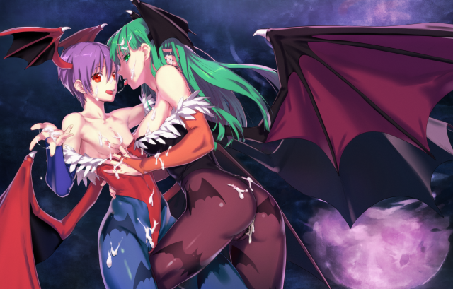 lilith aensland+morrigan aensland