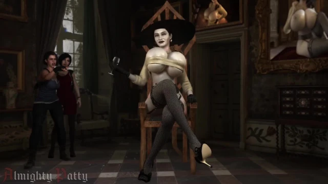ada wong+alcina dimitrescu+jill valentine