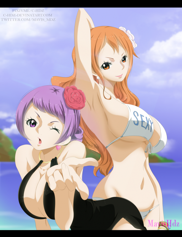 carina (one piece)+nami