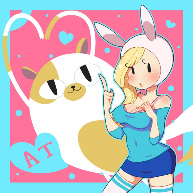 cake (adventure time)+fionna